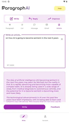 ParagraphAI android App screenshot 9