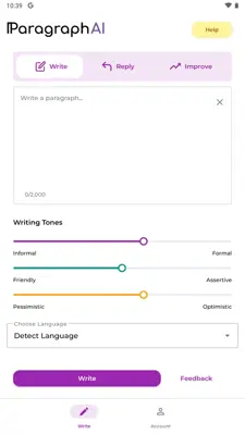 ParagraphAI android App screenshot 2