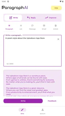 ParagraphAI android App screenshot 3