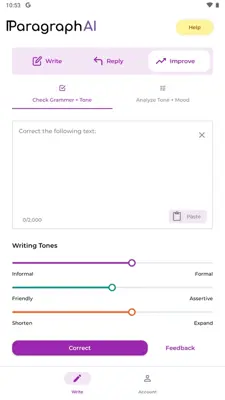 ParagraphAI android App screenshot 4