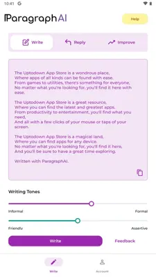 ParagraphAI android App screenshot 6